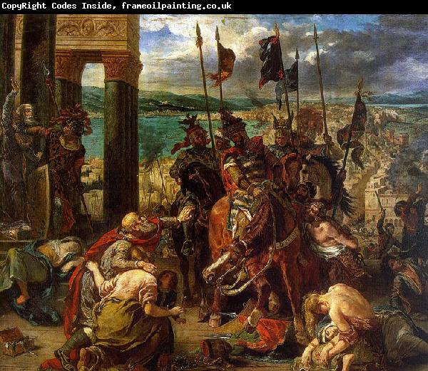 Eugene Delacroix The Entry of the Crusaders into Constantinople